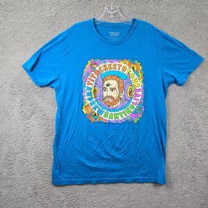 Andrew Santino Tito Cheeto Tour Shirt L Blue Merch Whiskey Ginger Bad Friends